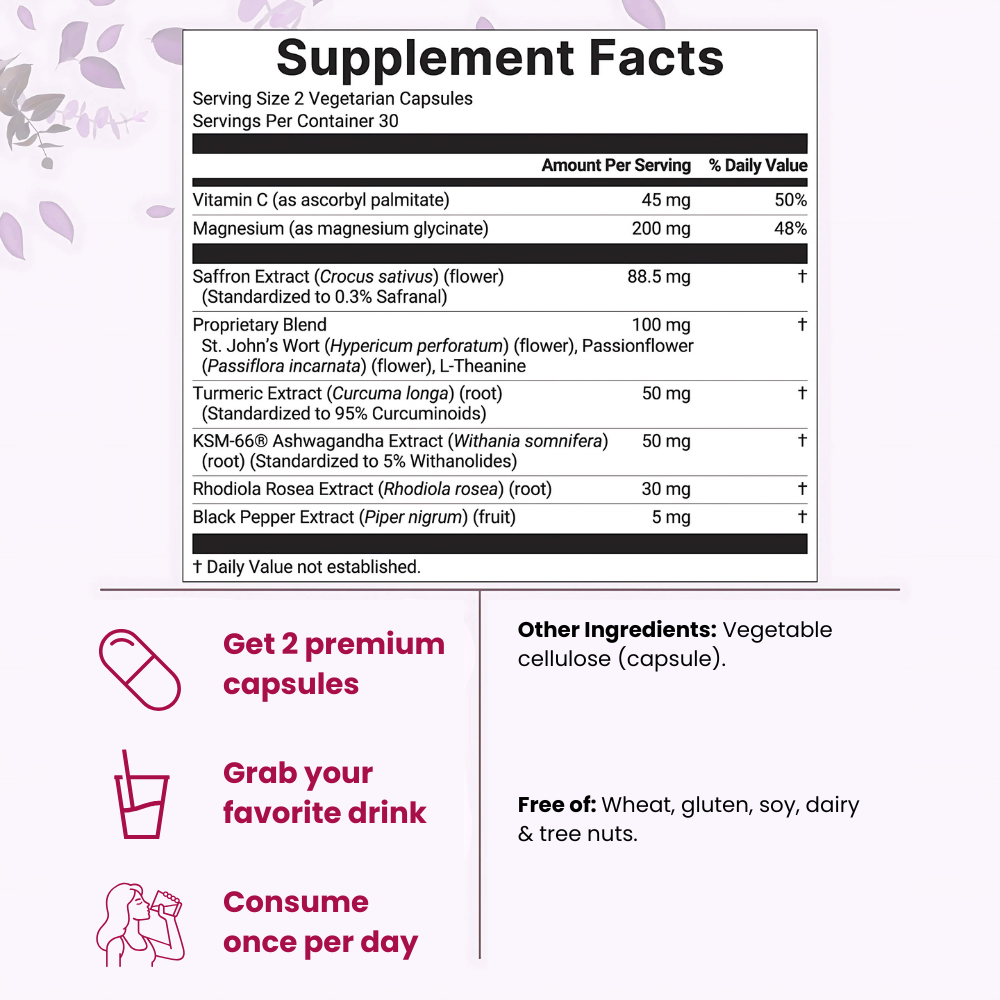 Happy Saffron+ Advanced Capsules
