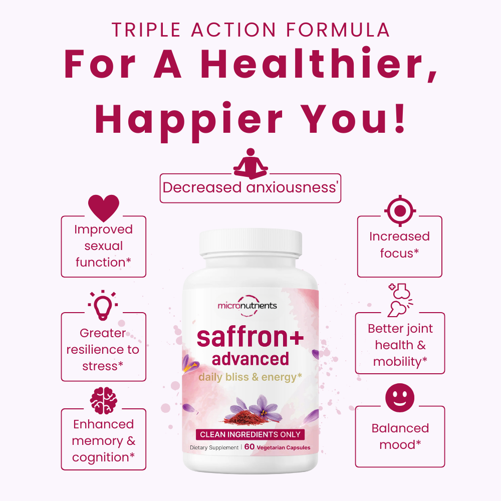 Happy Saffron+ Advanced Capsules