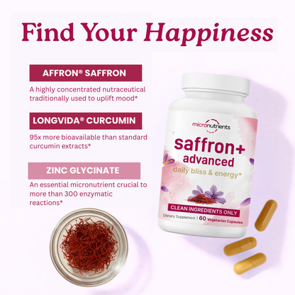 Happy Saffron+ Advanced Capsules